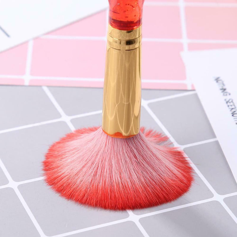 Diamond Makeup Brush Women Cosmetics Beauty Make Up Brush Tool (Red)