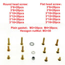 330PCS Metal Screws Upgrade Kit For 1/10 RC Car Axial SCX10 Traxxas TRX-4 94111