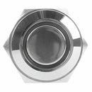 Angel Eye WHITE Led 16mm 12V stainless Steel Switch Latching Push Button 5  I9F5
