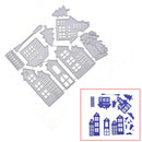 DIY House Cutting Dies Stencil Fit Scrapbooking Paper Christmas Card Embossing