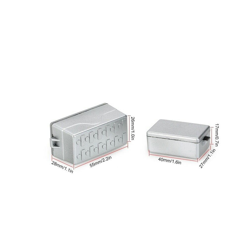 1/10 Scale RC Parts Repair Tool Box Case for 1/10 Axial SCX10 CC01 RC4WD D90 Car