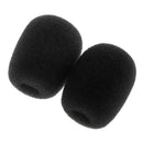Black Pack of 10 Handset Clip-on Microphone Mic Windscreen Windshield Sponge