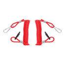 2PC Boat Outboard Engine Motor Lanyard Kill Stop Switch Safety Tether For Y K8B7