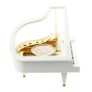 Carillon Music Box Music Box Grand Piano white Ballerina New