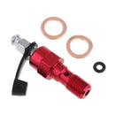 2pcs Universal M10 Single Banjo  Thread Bleeder Nipple Washers 1.0mm Red