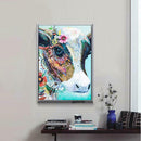 5D DIY Full Drill Diamond Painting Flowers Cattle Cross Stitch Embroidery