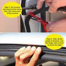 5M Auto Car Door Seal Strip Anti-dust Wind Sound Rubber Strips B-Type Ne VQO