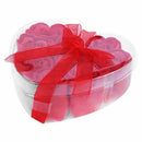9Pcs Scented Rose Flower Petal Bath Body Soap Wedding Party Gift(Red) H6M5