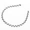 Fashion Spiral Waved Sports Hairband Men Women Hair Hoop Headwear (1pc) A