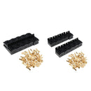 20 Pieces Automotive 5 Pin Terminal Socket Bracket with Copper Terminals