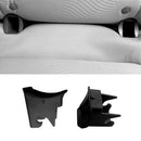 2x Universal Black ABS Car Baby Seat ISOFIX Latch Belt Connector Guide Groove