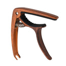 Guitar Capo Wood Grain Folk Guitar Key Trigger Quick Change Tuning Clamp