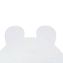 Rabbit Shape Waterproof Placemat Kids Skid Resistance Dining Table Mat-White