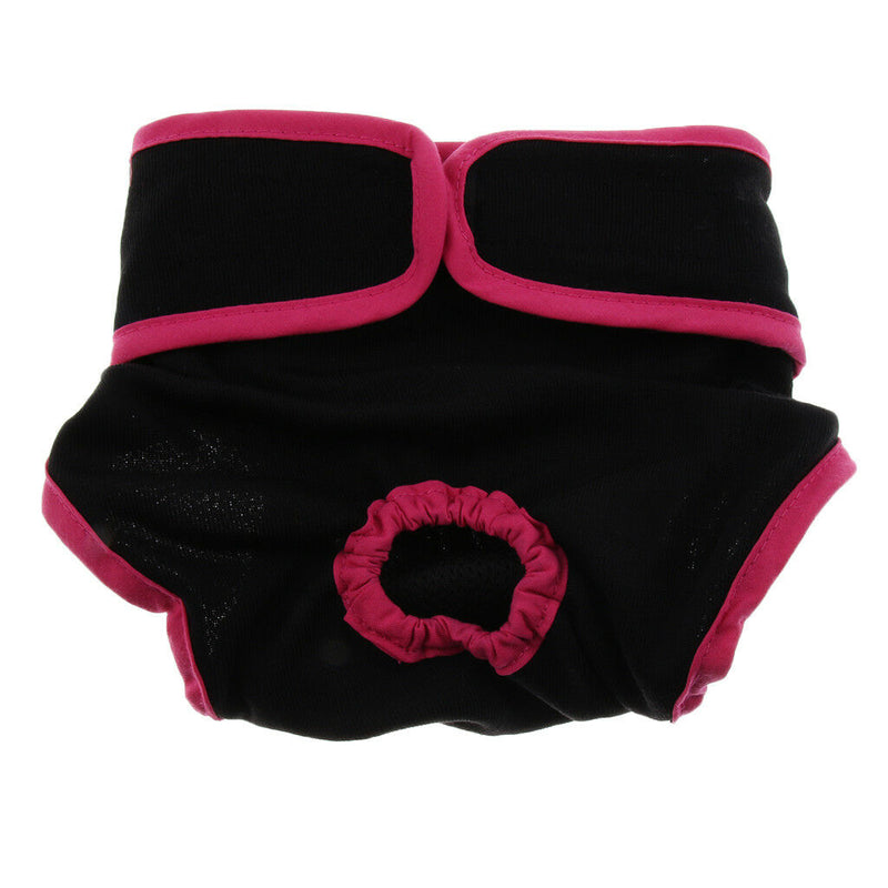 2 Pcs Female Dog Diapers Sanitary Pantie Pant Reusable Dog Diapers Wrap L/XL
