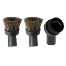 Set Of 3 Pieces Of 32 Mm / 1.25 "diameter.  Vacuum Brush And