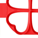 Baking Tools Silicone Four heart-shaped For Waffles Pancake Eggplant Waffle U2P2