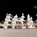 Yoga Posture Statue Desktop Decoration Crafts Wedding Gifts Display Decor 01