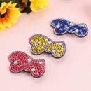 3pcs DIY Diamond Painting Hair Clip Rhinestone Love Heart Hairpin Headdress