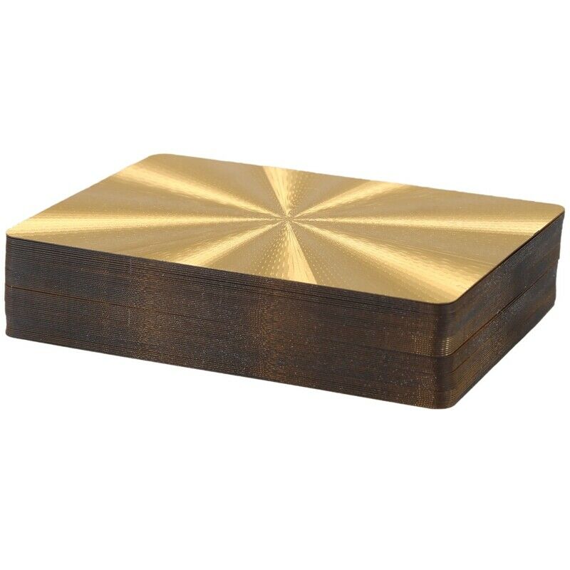 Poker Embossed Game Collection Playing Cards Set Plastic Durable Waterproof I6A2