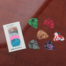 Longteam 5pcs Colorful 0.46mm Guitar Picks Celluloid Mediators for Bass Gui U4F2