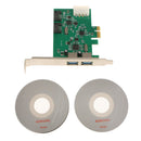 PCI-E to 2Port USB3.0 2Port SATA3.0 HUB PCI Express Expansion Card Adapter