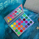 24 Colors Eyeshadow Palette Glitter-Matte Glow In Dark Halloween Make-up U7O3