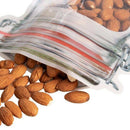 30 Pcs Mason Jar Zipper Bags Snack Sandwich Ziplock Bags Reusable Airtight