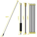 6 Pcs Pressure Washer Wand Extension Set,Total 90 Inch Stainless Steel Wash
