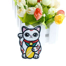 lucky cat cloth badges patch embroidered applique sewings patches clothe H+