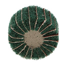 2Pcs 6mm Shank Non-woven Abrasive Grinding Flap Wheel Polishing Buffing Wheel