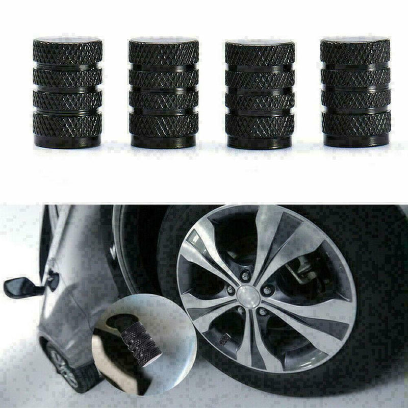 4Pcs * Car Aluminium Wheel Tire Valve Caps Air Dust Screw Cover Accessories O3H2