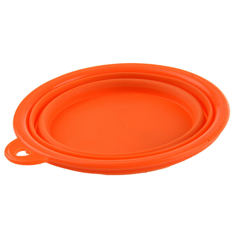 Portable Folding Silicone Dog Cat Travel Feeding Food Feeder Pet Bowl