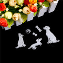 dog with bones scrapbook cutting dies metal die cut for diy scrapbooking dec BX