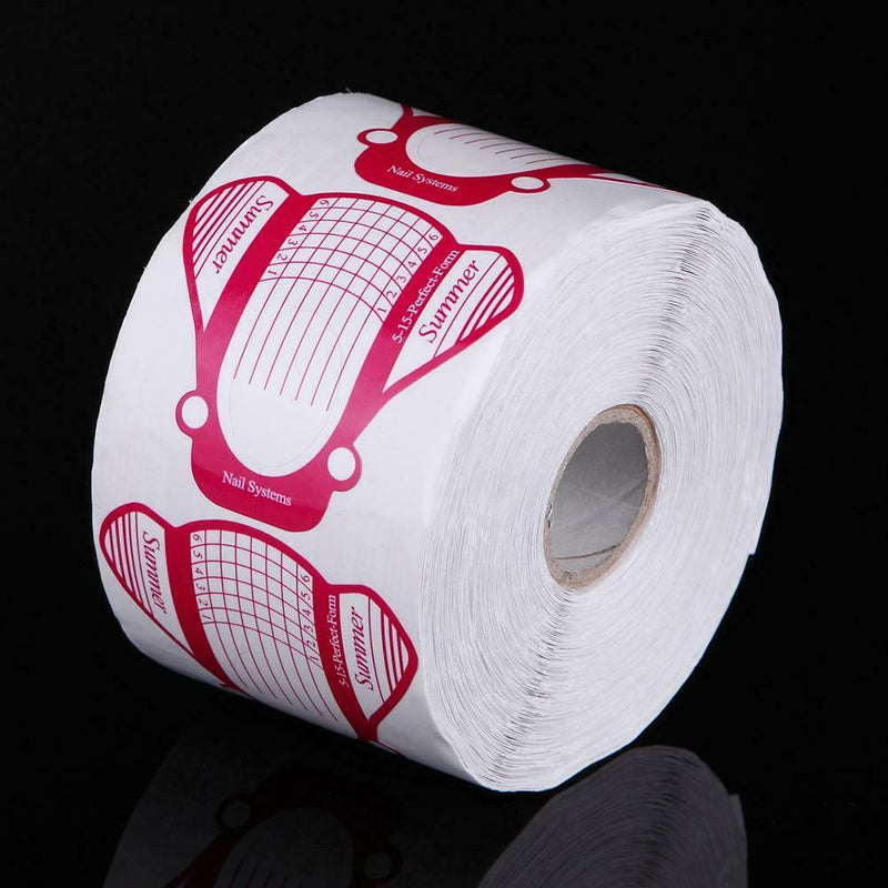 50Pcs Nail Art Tips Extension Forms Guide French DIY Tool Acrylic UV Gel