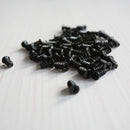 30x Black Computer PC Case Cooling Fan Durable Screw For Fans 60mm 80mm 120mTBTO
