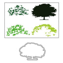 Trees Metal Cutting Dies And Clear Stamp Set For DIY Scrapbooking Photo Album