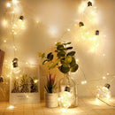 100 LED Copper Wire Battery Lights String Loving Heart-Shaped Bulb Lamp