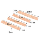4x clarinet cork different size cork sheets for saxophones musical access 3C