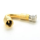 45 Degree Brass Air Tire Valve Extension Car Truck Bike Van Motorcycle FT