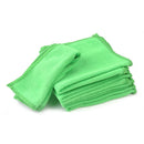 10Pcs Green Microfiber Cleaning Car Soft Detailing Cloths Wash Towel Duster Tool