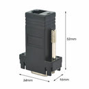 Maikou Rj45 To Vga Extension Extender Cord Male To Lan Cat5 Cat5E Rj45 Ethe