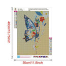 5D DIY Full Drill Diamond Painting Butterfly Cross Stitch Mosaic Kit (w473)