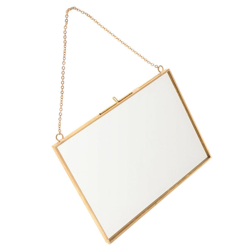 Metal & Glass Hanging Photo Frame Portrait & Landscape & Specimen 18x13cm