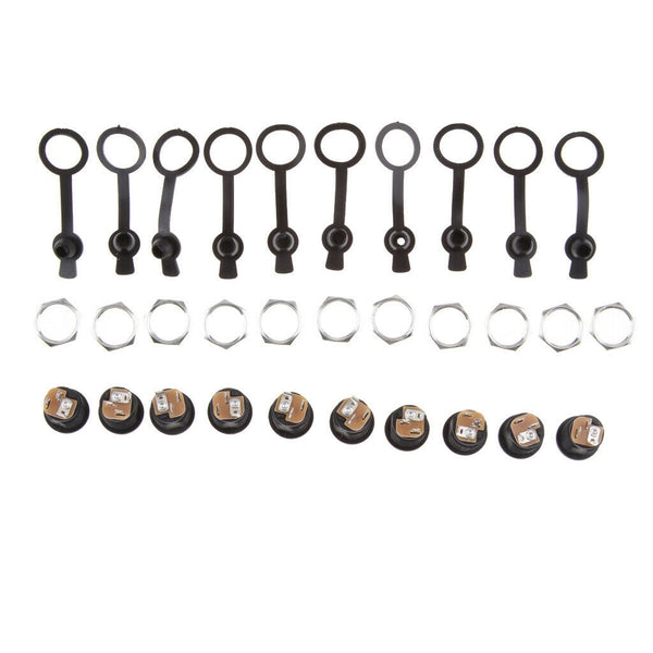 10Pcs DC-022 5.5-2.1 / 5.5 x 2.1mm DC Power Socket DC Connector Mounting