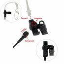 10 pcs 3.5mm Audio Plug Listen/Receiver Only Surveillance Air tube Earpiece