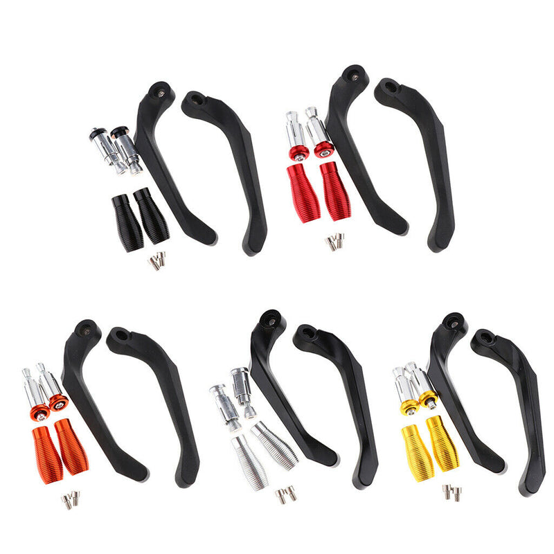 Motorcycle Telescopic Brake Clutch Levers for Yamaha R3 R25 YZF R1 R6 Orange
