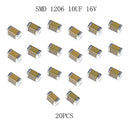 20 pieces 10uF 16V Ceramic Chip Capacitors X7R 106K For Electron Plate