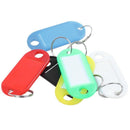 Keychain / Luggage Tag with Label Window, Kit of 6