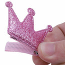 5 Pcs Cute Baby Girls Hair Clips Handmade Fabric Bowknot Crown Hairpins Tod