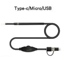 3 In 1 USB Endoscope Visual Ears Cleaning Earpick Spoon Earwax Removal Kit T Nw